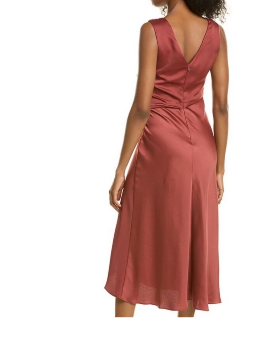 Just Taylor rust cocktail dress - Picture 2 of 3